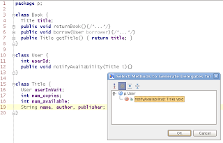 choose target method notifyAvailability