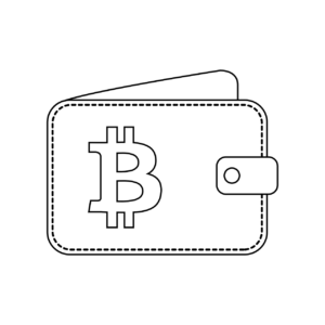white bitcoin wallet